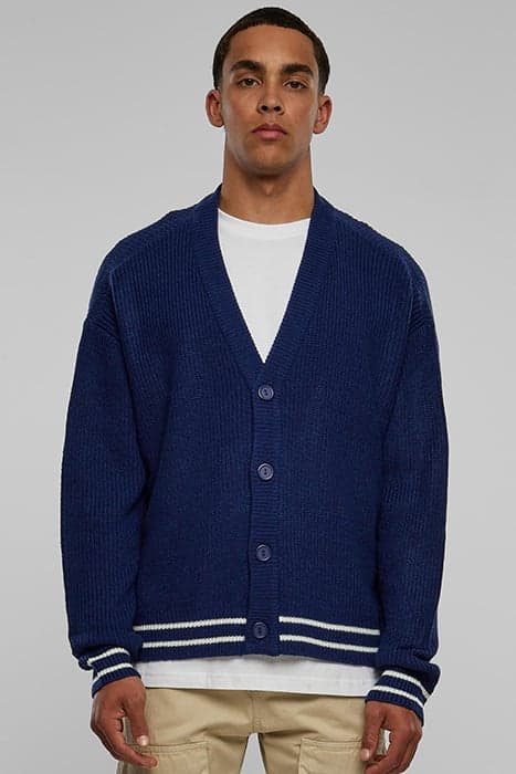 SPORTY BOXY CARDIGAN SPACEBLUE by Urban Classics