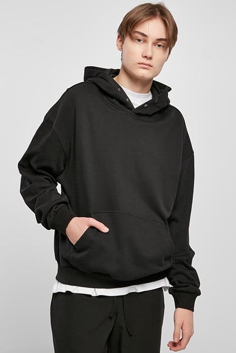 SNAP HOODY BLACK by Urban Classics