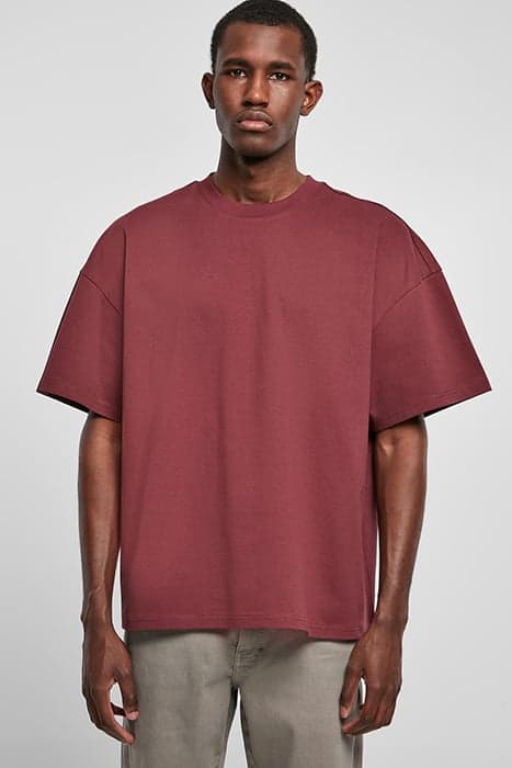 ULTRA HEAVY OVERSIZED TEE CHERRY by Urban Classics