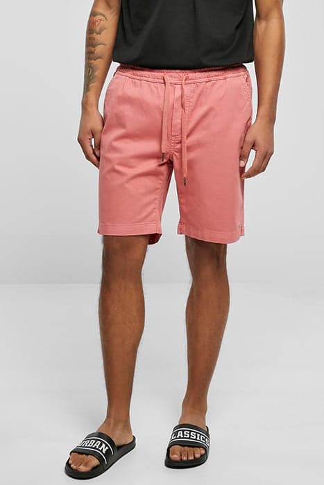 STRETCH TWILL JOGGSHORTS PALEPINK by Urban Classics