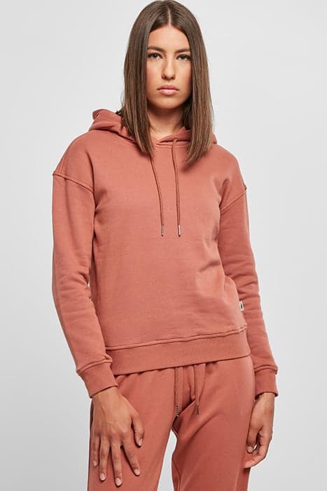 LADIES ORGANIC HOODY TERRACOTTA by Urban Classics