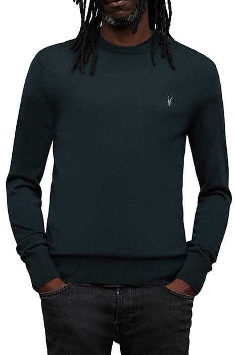 MODE MERINO CREW RACING GREEN by AllSaints