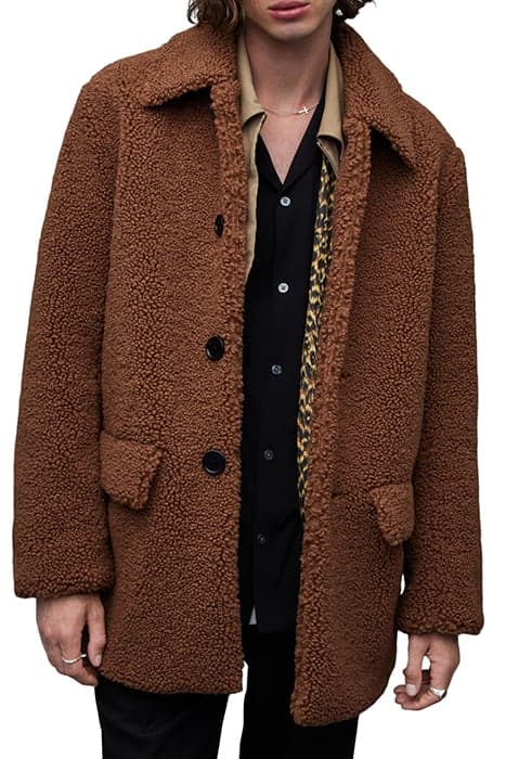 ALBIAN COAT TOFFEE BROWN by AllSaints