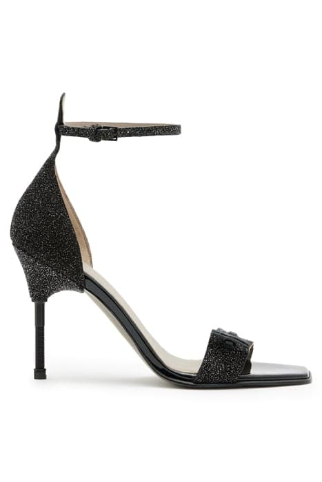 BETTY SPARKLE SANDAL BLACK by AllSaints