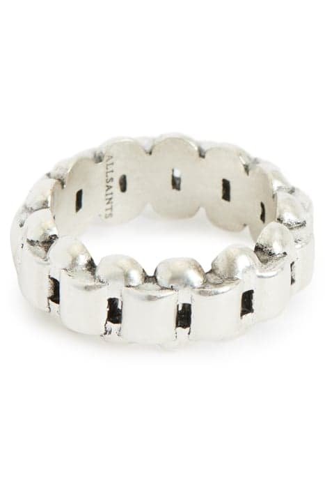 DRACO CHAIN RING WARM SILVER by AllSaints