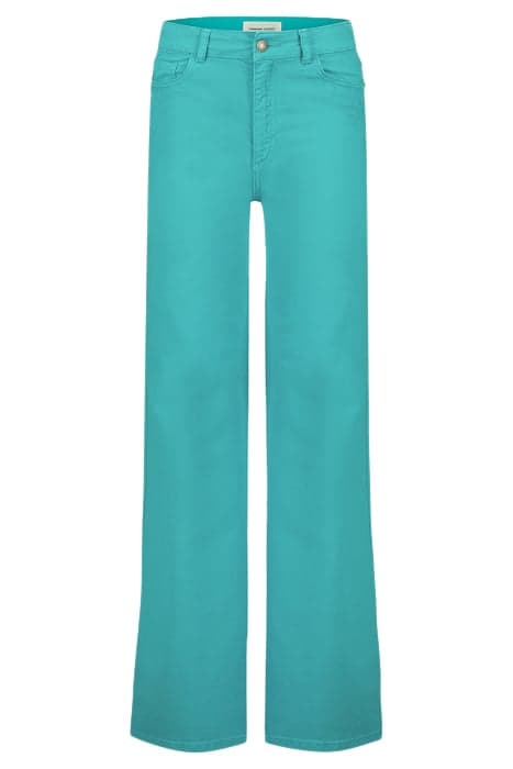 EVA WIDE LEG TROUSERS TYROL TURQUOISE by Fabienne Chapot