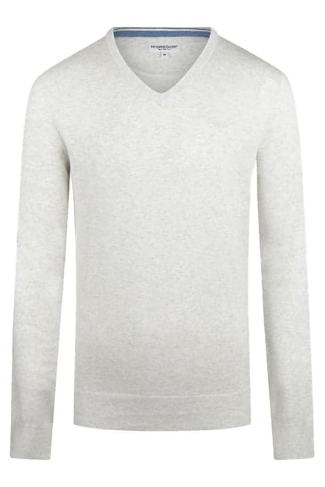 V NECK SWEATER OFF WHITE by McGregor