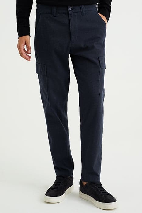 CARGO PANTS DARK BLUE by WE Fashion