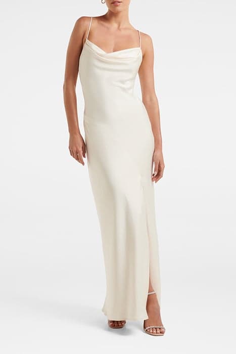 BLAIR BACK DETAIL MAXI DRESS IVORY by Forever New