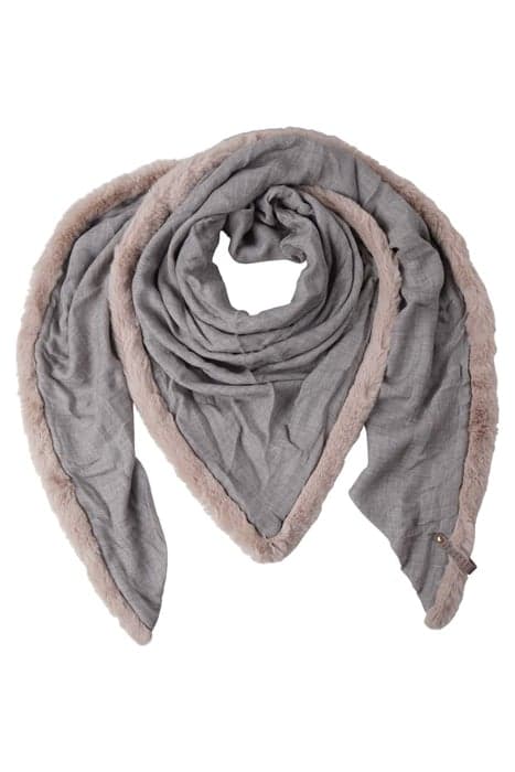 SCARF MODAL WITH FAKE FUR by Mucho Gusto