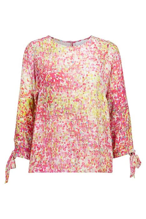 PRINTED BLOUSE ECOVERO PINK COSMOS by Rich & Royal