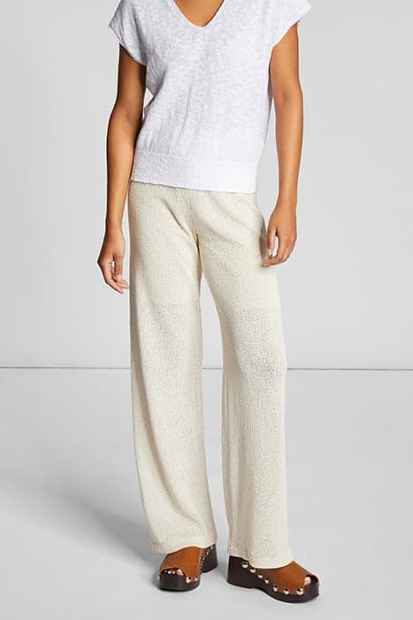 KNIT PANTS PEARL WHITE by Rich & Royal