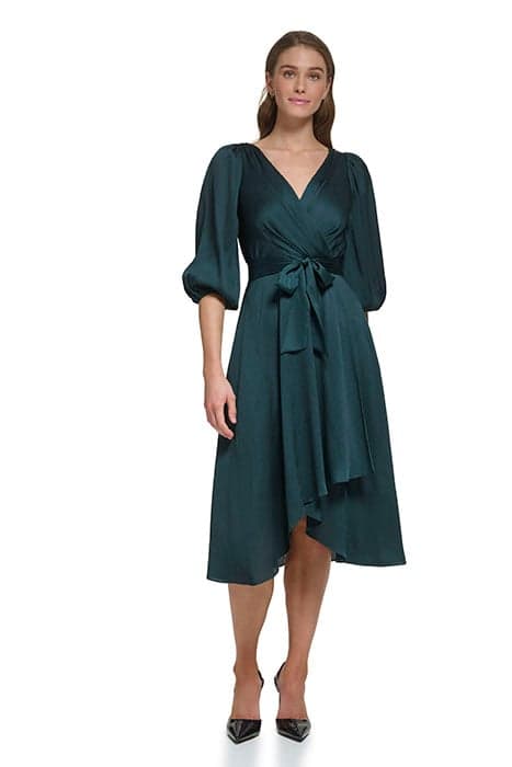 BALLOON SLEEVE FAUX PINE by DKNY