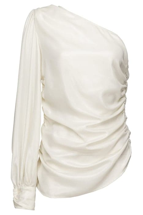 BIRILLO BLUSA GEORGETTE LAMINA SILK WHITE by PINKO