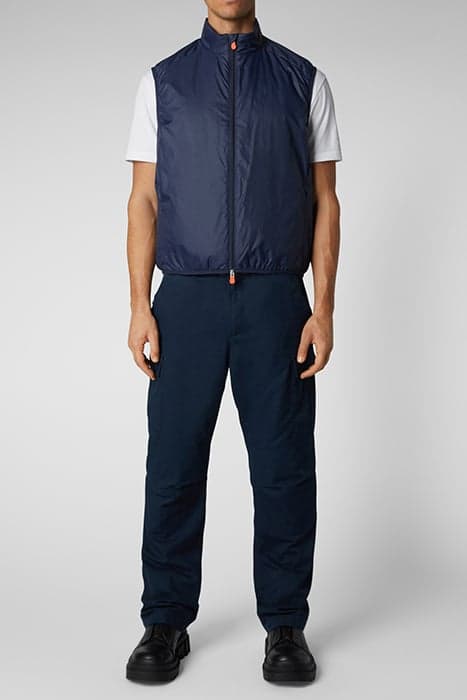 ORPHEUS VEST NAVY BLUE by Save The Duck