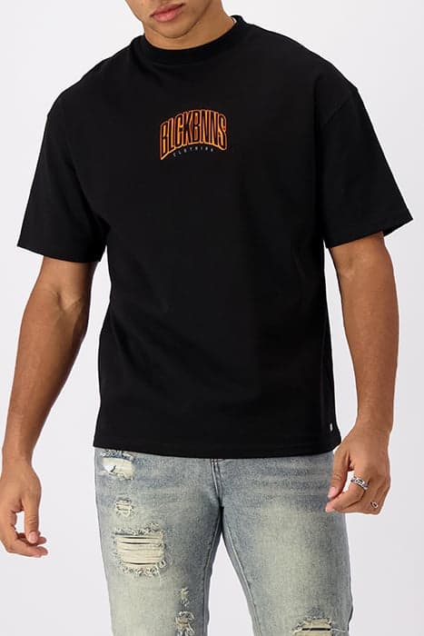 GLOBE TEE BLACK by Black Bananas