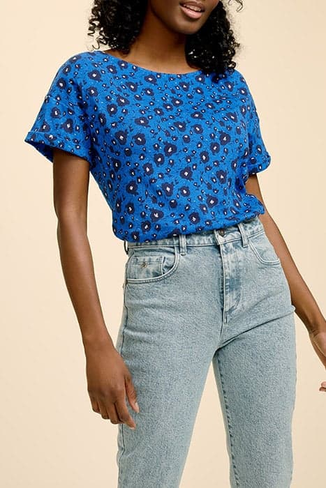 MILLET - SAPPHIRE T-SHIRT WITH CITY FLOWER PRINT by ONE STEP