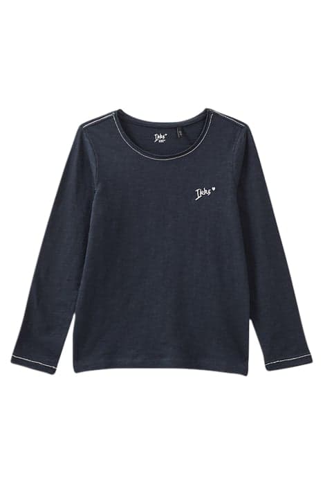 NAVY ESSENTIALS EMBROIDERED IKKS T.SHIRT by IKKS