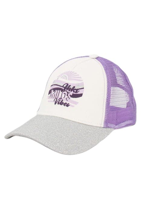 GIRLS’ VIOLET CAP WITH SILVER GLITTERY VISOR by IKKS