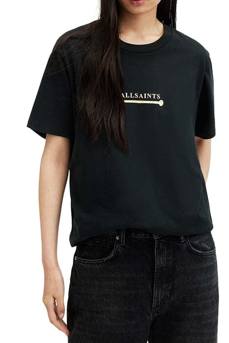 PERTA BOYFRIEND TEE BLACK by AllSaints