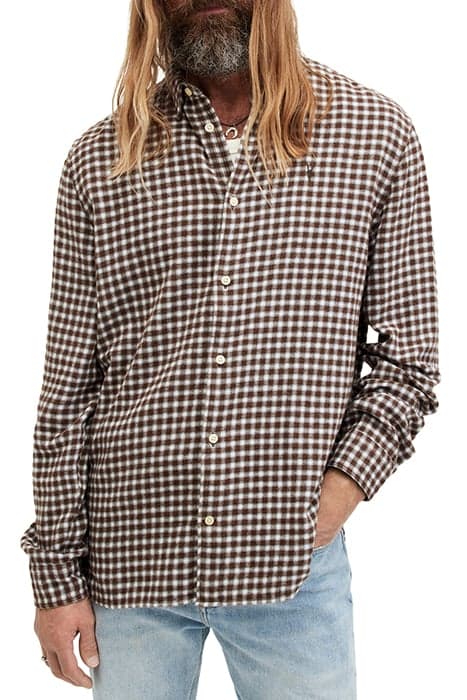 WAYANDA LS SHIRT CREEK BROWN by AllSaints