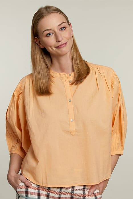 ORANGE SHORT OVERSIZED SHIRT by River Woods