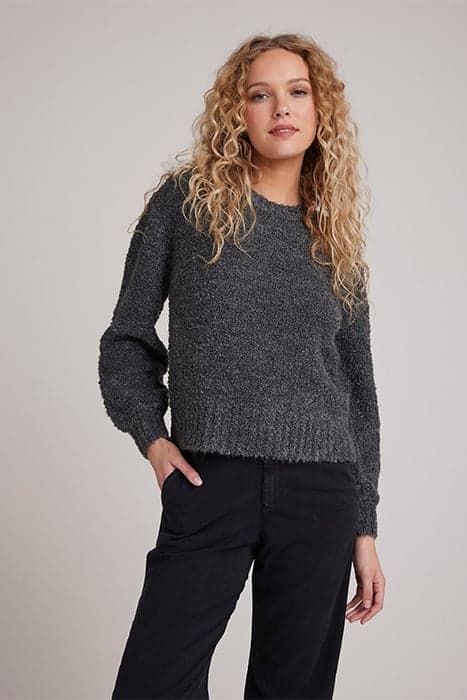 LONG SLEEVE CREW SWEATER SHADOW GREY by Bella Dahl