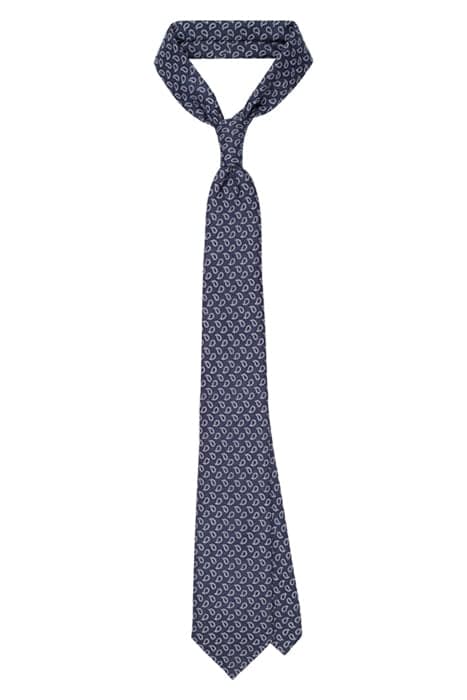 NAVY PAISLEY TIE NAVY by Suitsupply