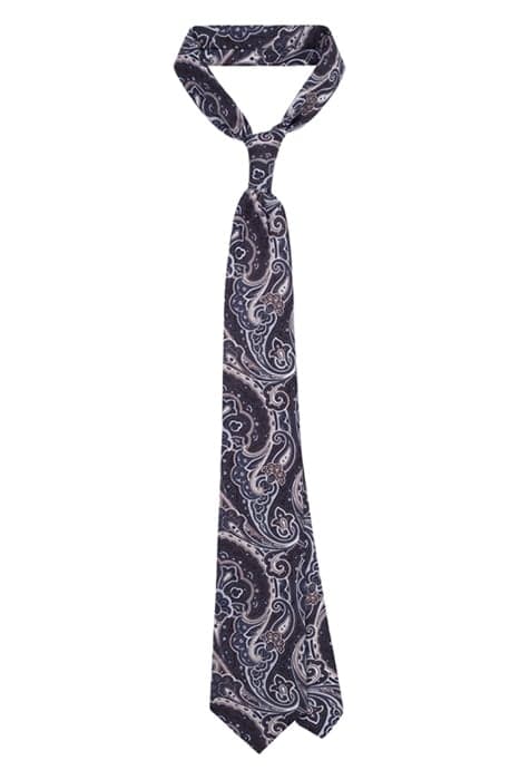 NAVY GRAPHIC TIE NAVY by Suitsupply