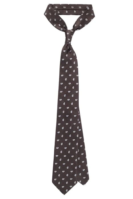 TIE-PAISLEY-BROWN BROWN by Suitsupply