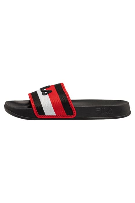 MORRO BAY STRIPES SLIPPER BLACK by FILA