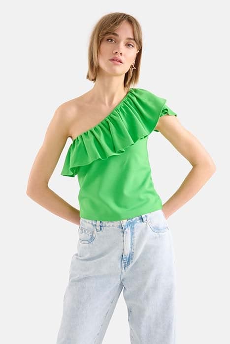 LM-SBRUFFLE TOP GREEN by Shoeby