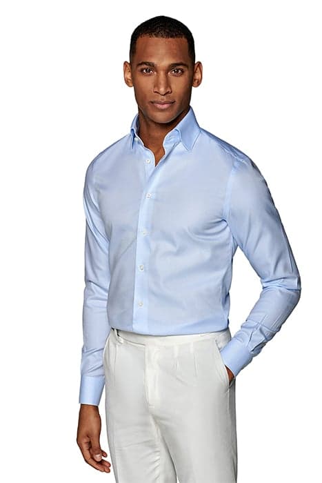 LIGHT BLUE ROYAL OXFORD EXTRA SLIM FIT SHIRT LIGHT BLUE by Suitsupply