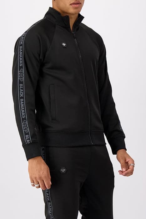 TAPED TRACKTOP BLACK by Black Bananas