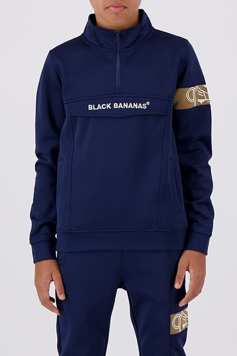 JR COMMANDER TRACKTOP NAVY by Black Bananas