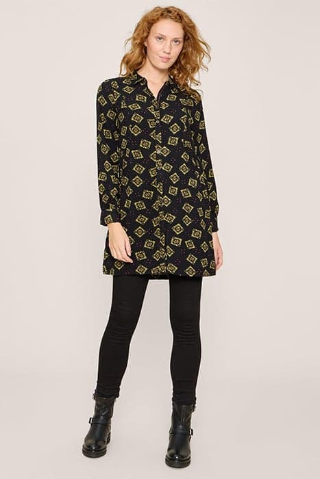 FARLEY ECO VERO TUNIC BLACK MULTI by White Stuff