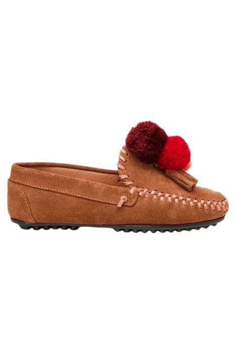 POMPOM MOCCASSIN CAMEL by Fabienne Chapot