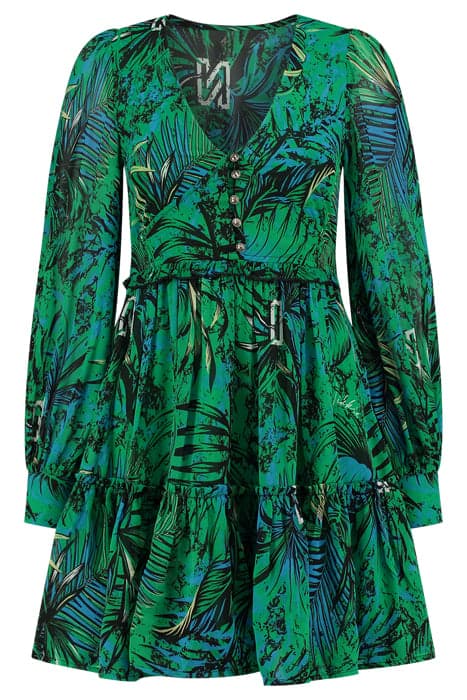 REX DRESS FERN GREEN/DRESDEN BLUE by NIKKIE