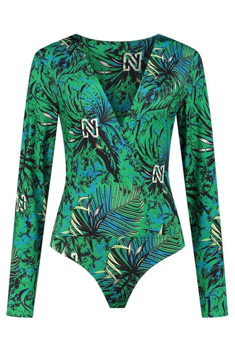 RANDY ISLAND BODY BLACK/FERN GREEN by NIKKIE