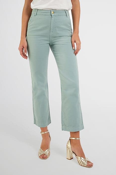 MINT CROPPED JEANS MINT by ICODE