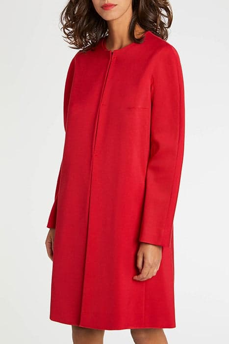 COAT OTTOMAN STRETCH HIBISCUS by Paule Ka