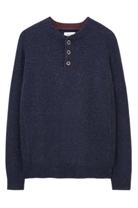 LAMBSWOOL HENLEY DARK NAVY by White Stuff