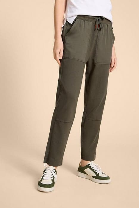 AVA JERSEY JOGGER KHAKI GREEN by White Stuff