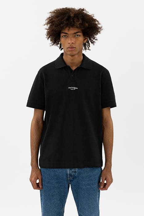 FOCUS POLO SHIRT BLACK by Axel Arigato