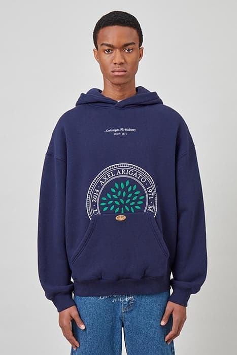 AA X MULBERRY HOODIE NAVY by Axel Arigato