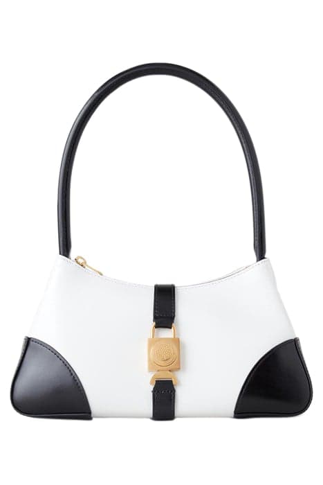 AA X MULBERRY TOP HANDLE BAG WHITE / BLACK by Axel Arigato