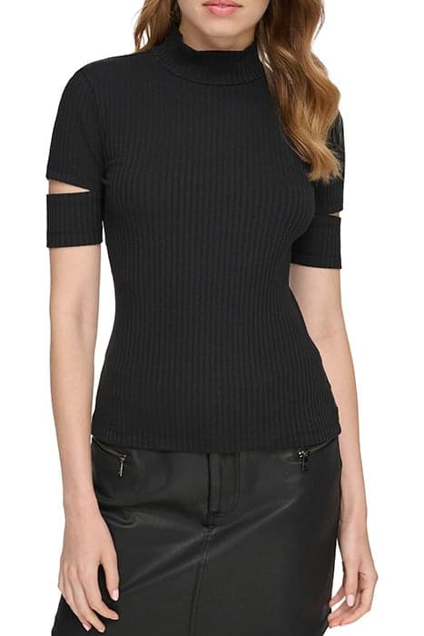 S/S MK NK 8X4 RIB SW BLACK by DKNY