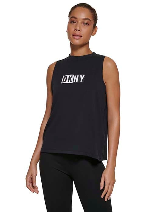 TWO TONE SPLIT LOGO BLACK by DKNY