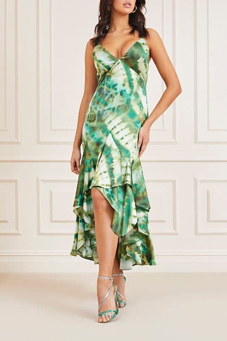 WATERFALL DRESS ELUSIVE PRINT by Marciano by Guess