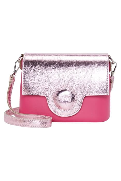 OPOCKET COMPOSED CIRCULAR LOGO FLAP FUCHSIA ROSE by O bag